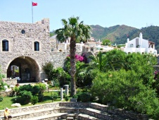 Muren van kasteel Marmaris