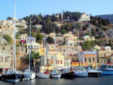 Symi jachthaven, Griekenland