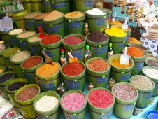 Kruidenmarkten in Fethiye Paspatur